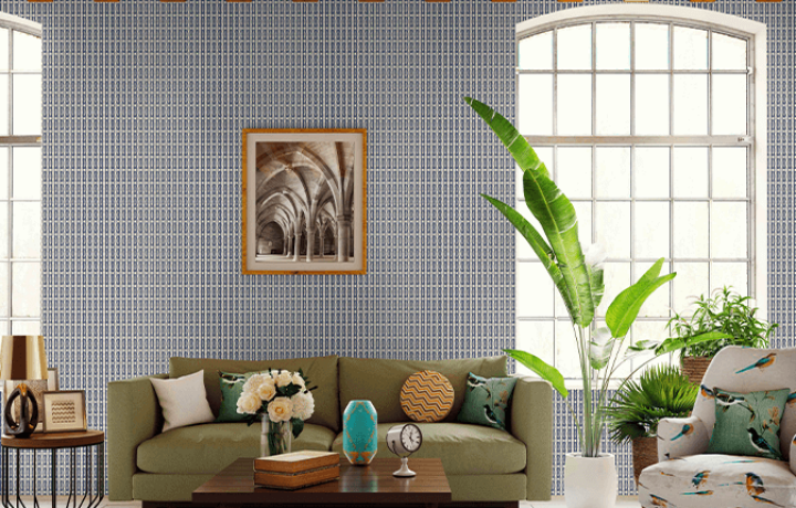 ColourDrive-Asian Paints Nilaya Wallpaper Tanchoi Wallpaper House Wall Wallpaper Design for Living Room